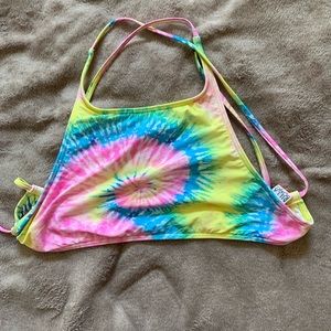Billabong tie dye swim top
